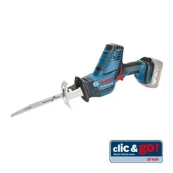 Bosch Professional Akku-Säbelsäge GSA 18 V-LI C Solo Mit 4 Säbelsägeblättern -Elektrowerkzeuge 108312 3058 S02