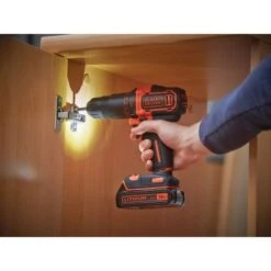 Black & Decker Black+Decker 18 V Akku-Schlagbohrschrauber BDCHD18K Inkl. 1,5 Ah Akku Mit Koffer -Elektrowerkzeuge 200777 2012 5