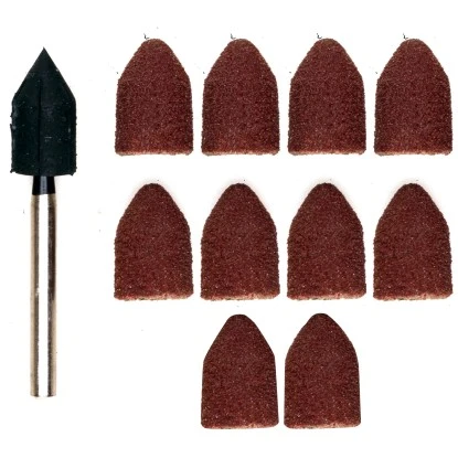 Proxxon Schleifkappenträger 9 mm je 5 Schleifkappen Korn 80 und 150 Proxxon Schleifkappenträger 9 Mm Je 5 Schleifkappen Korn 80 Und 150 -Elektrowerkzeuge 398816 4386 1