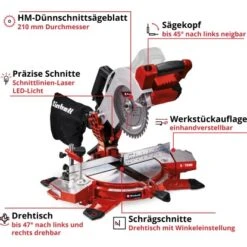 Einhell Power X-Change Akku-Kappsäge TE-MS 18/210 Li Solo 4 Einhell Power X-Change Akku-Kappsäge TE-MS 18/210 Li Solo -Elektrowerkzeuge 4006825628074 2171 03