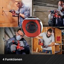 Einhell 18 V Akku-Bohrhammer Power X-Change Herocco Solo Mit Koffer -Elektrowerkzeuge 4006825630343 2171 07