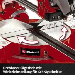 Einhell Power X-Change Akku-Zug-Kapp-Gehrungssäge TE-SM 36/210 Li Solo -Elektrowerkzeuge 4006825641523 2171 06