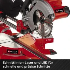 Einhell Power X-Change Akku-Zug-Kapp-Gehrungssäge TE-SM 36/210 Li Solo -Elektrowerkzeuge 4006825641523 2171 09