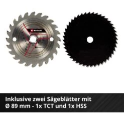 Einhell Power X-Change Akku-Mini Handkreisssäge TE-CS 18/89 Li Solo -Elektrowerkzeuge 4006825646184 2171 06