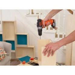 Black & Decker Black+Decker 10,8 V Akku-Schlagbohrschrauber BDCHD12S1 Inkl. 1,5 Ah Akku -Elektrowerkzeuge 404413 2012 bdchd12s1 a4