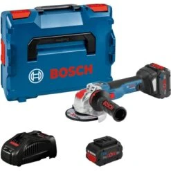 Bosch Professional Akku-Winkelschleifer GWX 18 V-10 SC M. Akkus & GAL In L-Boxx