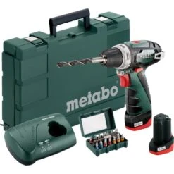 Metabo 10,8 V Akku-Bohrschrauber PowerMaxx BS Basic Inkl. 2 Ah Akkus Mit Koffer