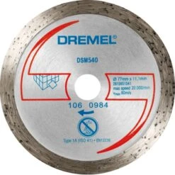 Dremel Diamant-Fliesentrennscheibe DSM540 Für DSM20