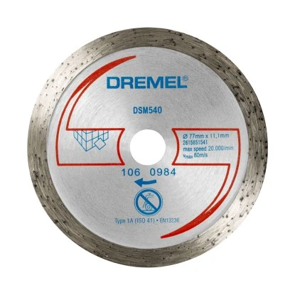 Dremel Diamanttrennscheibe DSM540 zu DSM 20 Dremel Diamanttrennscheibe DSM540 Zu DSM 20 -Elektrowerkzeuge 500197 3058 Bosch 1