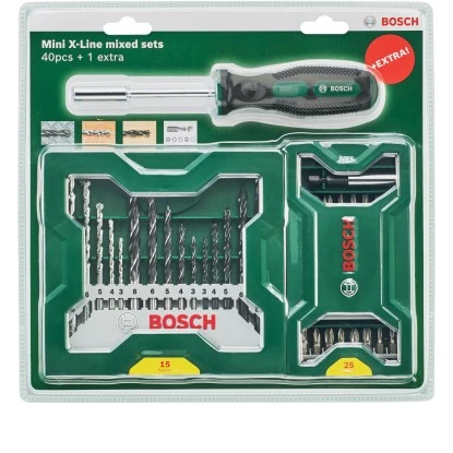 Bosch Mini X-Line Bit-Set 41-teilig Inkl. Bithalter-Schraubendreher Bosch Mini X-Line Bit-Set 41-teilig Inkl. Bithalter-Schraubendreher -Elektrowerkzeuge 610788 3058 4