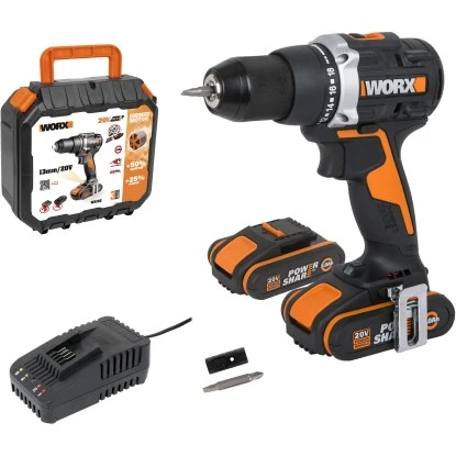Worx Bohrschrauber WX102 inkl. 2 Ah Akkus Worx Bohrschrauber WX102 Inkl. 2 Ah Akkus -Elektrowerkzeuge 740793 2974 1