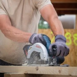 Bosch Professional Akku-Kreissäge GKS 18 V-57 G Solo Mit Kreissägeblatt & L-Boxx -Elektrowerkzeuge 7940851 A 02