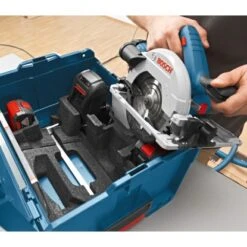 Bosch Professional Akku-Kreissäge GKS 18 V-57 G Solo Mit Kreissägeblatt & L-Boxx -Elektrowerkzeuge 7940851 A 03