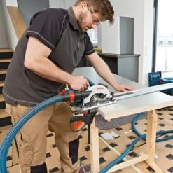 Bosch Professional Akku-Kreissäge GKS 18 V-57 G Solo Mit Kreissägeblatt & L-Boxx -Elektrowerkzeuge 7940851 A 04