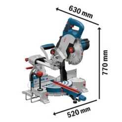 Bosch Professional Akku-Kapp- Und Gehrungssäge Biturbo GCM 18V-216 1.600 W Solo -Elektrowerkzeuge 8385460 VM01