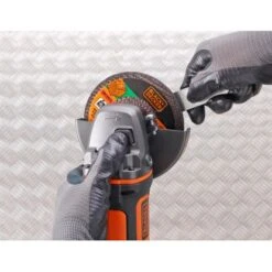 Black & Decker Black+Decker Akku-Winkelschleifer BCG720N 18 V 125 Mm Solo -Elektrowerkzeuge 945663 2012 945663 F430