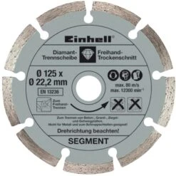 Einhell Winkelschleifer-Set TE-AG 125/750 Kit -Elektrowerkzeuge TE AG 125 750 Kit Acc Sep