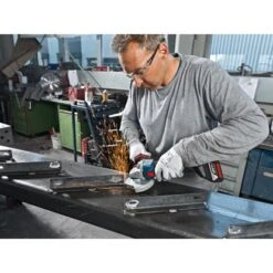 Bosch Professional Akku-Winkelschleifer GWS 18-125 V-LI Inkl. 2 Akkus & L-Boxx -Elektrowerkzeuge inkelschleifer gws 18125 1