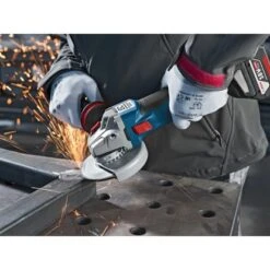 Bosch Professional Akku-Winkelschleifer GWS 18-125 V-LI Inkl. 2 Akkus & L-Boxx -Elektrowerkzeuge inkelschleifer gws 18125 2