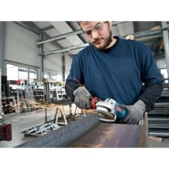 Bosch Professional Akku-Winkelschleifer GWS 18-125 V-LI Inkl. 2 Akkus & L-Boxx -Elektrowerkzeuge inkelschleifer gws 18125 4