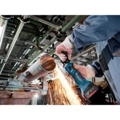 Bosch Professional Akku-Winkelschleifer GWS 18-125 V-LI Inkl. 2 Akkus & L-Boxx -Elektrowerkzeuge inkelschleifer gws 18125 5