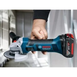 Bosch Professional Akku-Winkelschleifer GWS 18-125 V-LI Inkl. 2 Akkus & L-Boxx -Elektrowerkzeuge inkelschleifer gws 18125 7