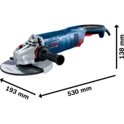 Bosch Professional Winkelschleifer GWS 24-230 JZ 2.400 W -Elektrowerkzeuge s 24180 jz dyn dimensional 1